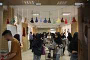 The opening of the carpet exhibition at Semnan University