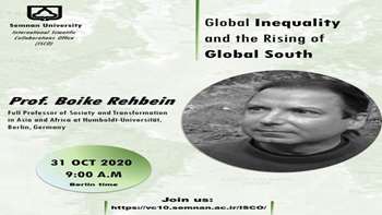 holding webinar entitled  Global Inequality and the Rising of Global South 
